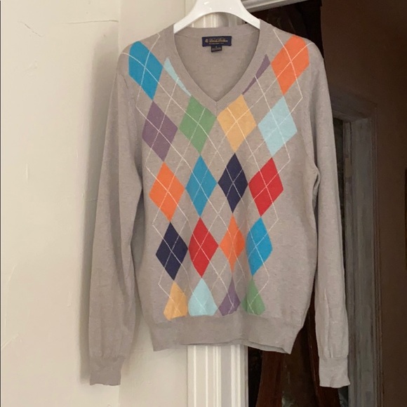 Brooks Brothers Other - Brooks Brother | Cotton & Cashmere Argyle Sweater